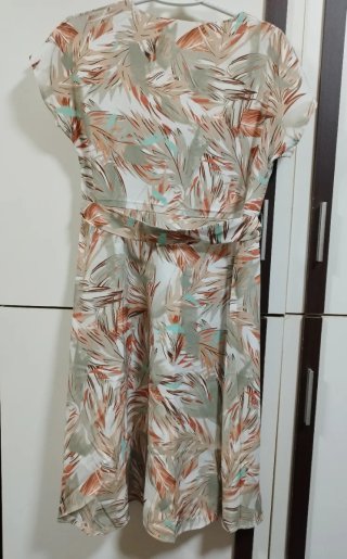 Vestido camisero estampado