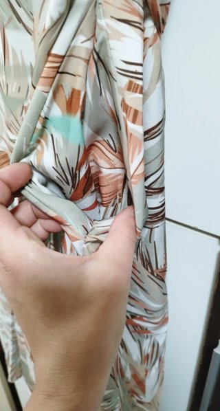 Vestido camisero estampado