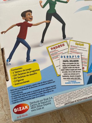 Juego de mesa Hijos vs Padres Bizak