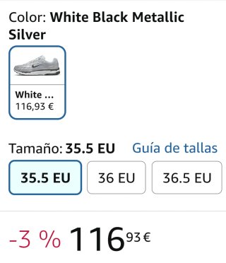 Zapatillas deportivas  Mujer Plata/Blanco