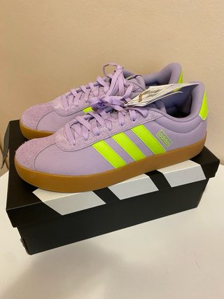 Zapatillas Adidas VL Court 3.0 Morado/Verde