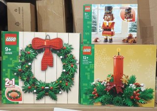 Lego Set Natalizi: Nutcracker, Ghirlanda, Candela