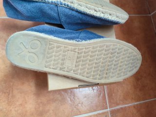 Alpargatas Silbon Azul/Beige