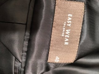 Americana Easy Wear Talla 48 Negra