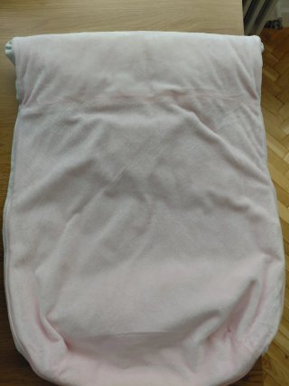 Saco para silla de bebé rosa