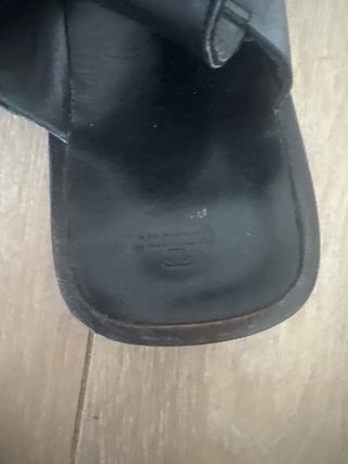Sandalias Farrutx Hombre NegrasTalla 10.Piel negra