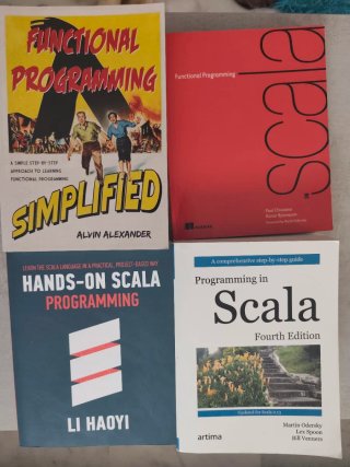 Pack Hand-on Scala, Programming in Scala Fourth...