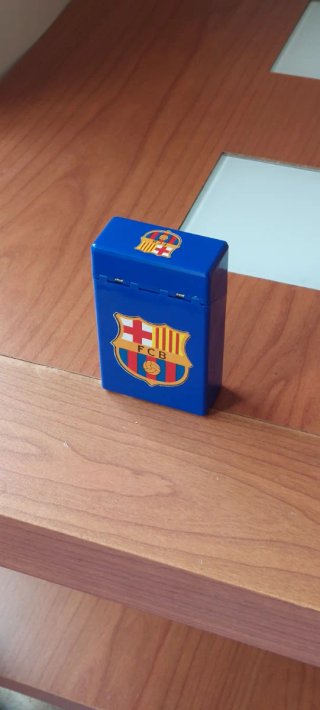 Tabaquera FC Barcelona azul