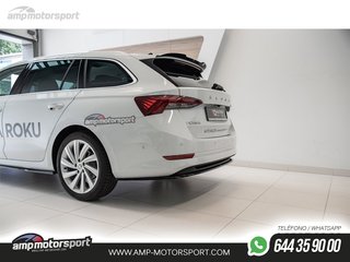 AÑADIDO DE DIFUSOR SKODA OCTAVIA MK4 2019-- NEGRO MATE