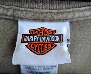 Camiseta Harley Davidson XXL Verde Oliva