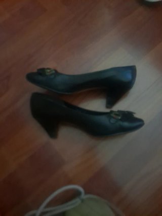 Zapatos de piel negros