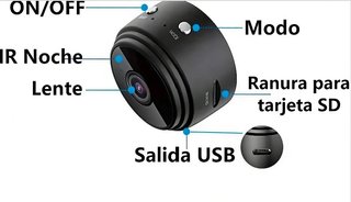 NUEVO Mini Cámara Espía 1080P
