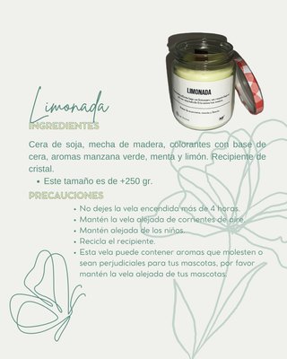 LIMONADA - Vela artesanal
