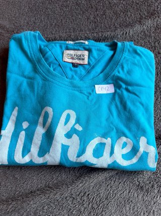 Camiseta Tommy Hilfiger Denim Azul Logo