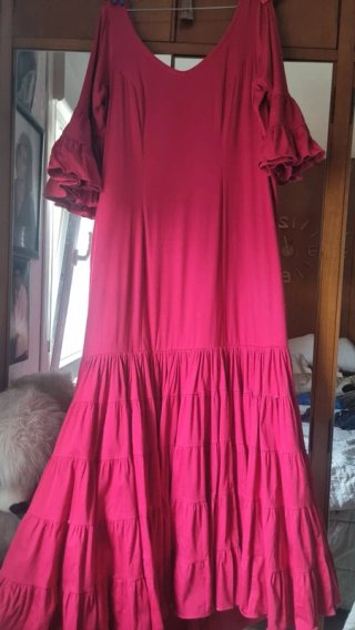 Traje Flamenca Talla 48/50.