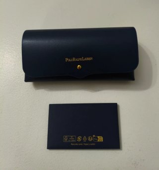 Funda Gafas Sol Polo Ralph Lauren Azul Broche