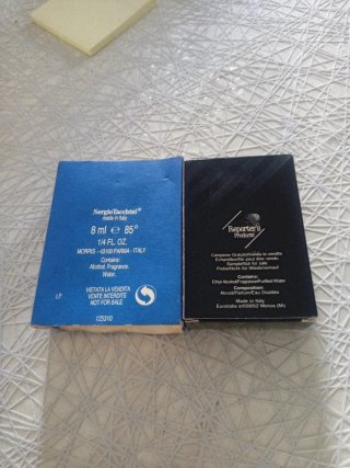 Coppia miniature profumi Sergio Tacchini Reporter