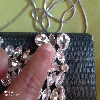 Bolso de fiesta con pedrería