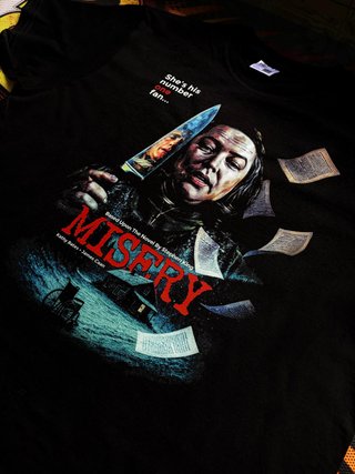 T-shirt Misery Stephen King Kathy Bates