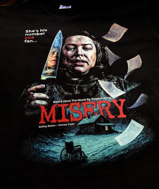 T-shirt Misery Stephen King Kathy Bates