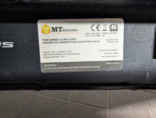Monopattino Elettrico Ducati Pro 2 Plus