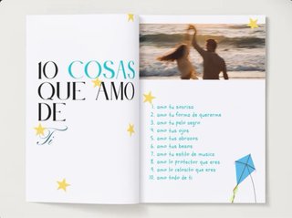 Revista personalizada en Canva para pareja