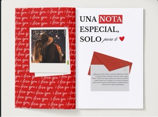 Revista personalizada en Canva para pareja