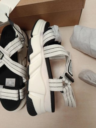 Sandalias Pepe Jeans Blancas y Negras N 38 NUEVAS