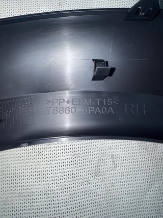 Aletín Trasero Derecho Nissan Juke F16