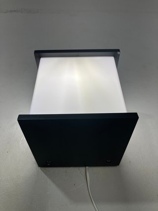 Lampada parete cubo antracite/bianco IP43