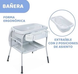 Bañera Bebé Chicco Cuddle & Bubble Ergonómica