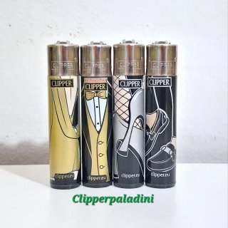 Set 4 Accendini Clipper Design Elegante