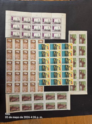 Colección de pliegos de Vietnam. Sellos
