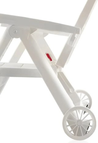 Shaf Sp Garden Tumbona Plegable, Blanco, 56x189x69