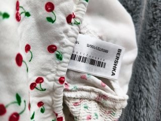 Vestido Niña verano Estampado Cerezas