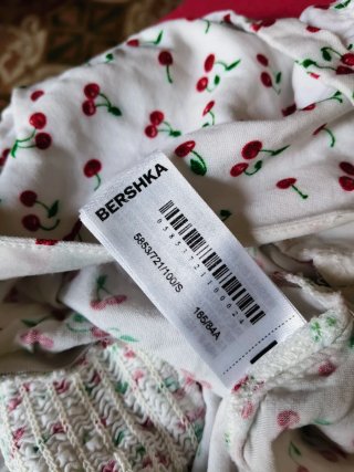 Vestido Niña verano Estampado Cerezas