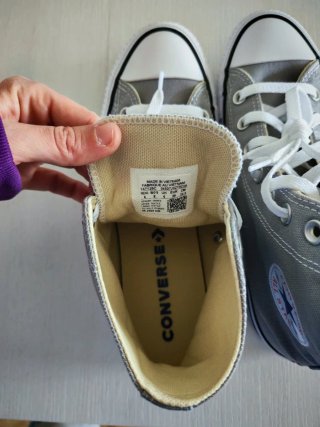 Converse grises talla 39