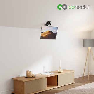 Soporte techo TV ajustable giratorio plegable