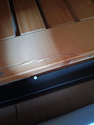 Mesa extensible madera y meta