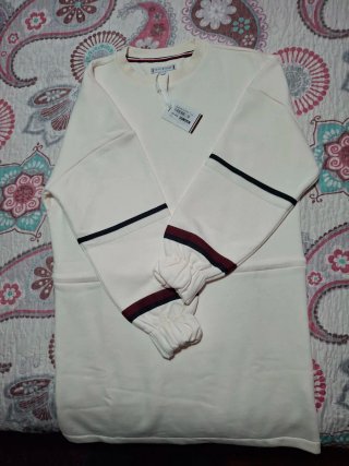 Vestido Sudadera Tommy Hilfiger Global Stripe