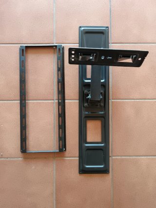 Soporte pared TV articulado negro