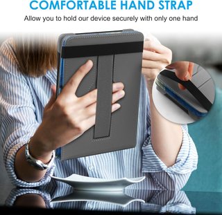 Custodia universale in pelle con supporto pieghevole per Kindle