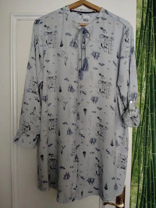 Conjunto Camisa y Pantalón Estampado