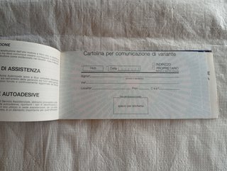 FIAT Panda 4x4 Uno Turbo Libretto Tagliandi 1988