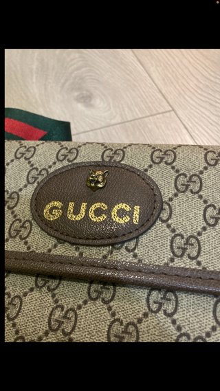 Riñonera Gucci Beige y Marrón
