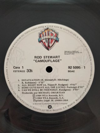Vinilo LP Rod Stewart -  Camouflage