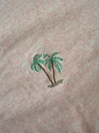 T-shirt rosa con ricami Zara Man L