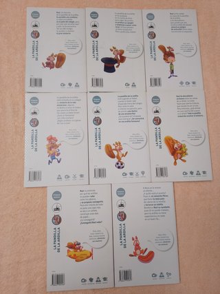 LOTE 8 LIBROS LA PANDILLA DE LA ARDILLA