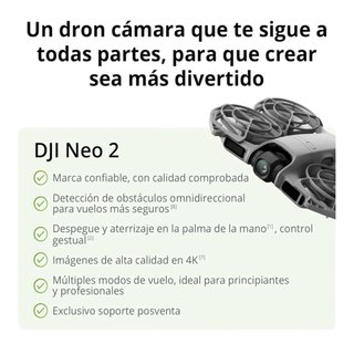 Dji Neo 2 + 3 baterías + carg + Transc PRECINTADO
