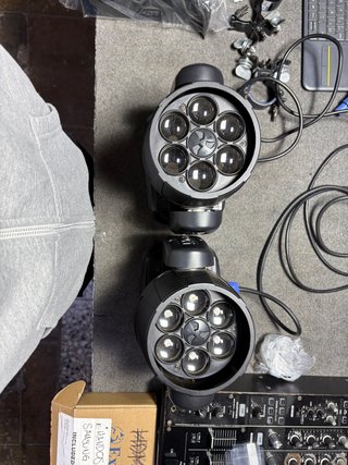 Cabeza Móvil Wash LED Zoom 6x10W